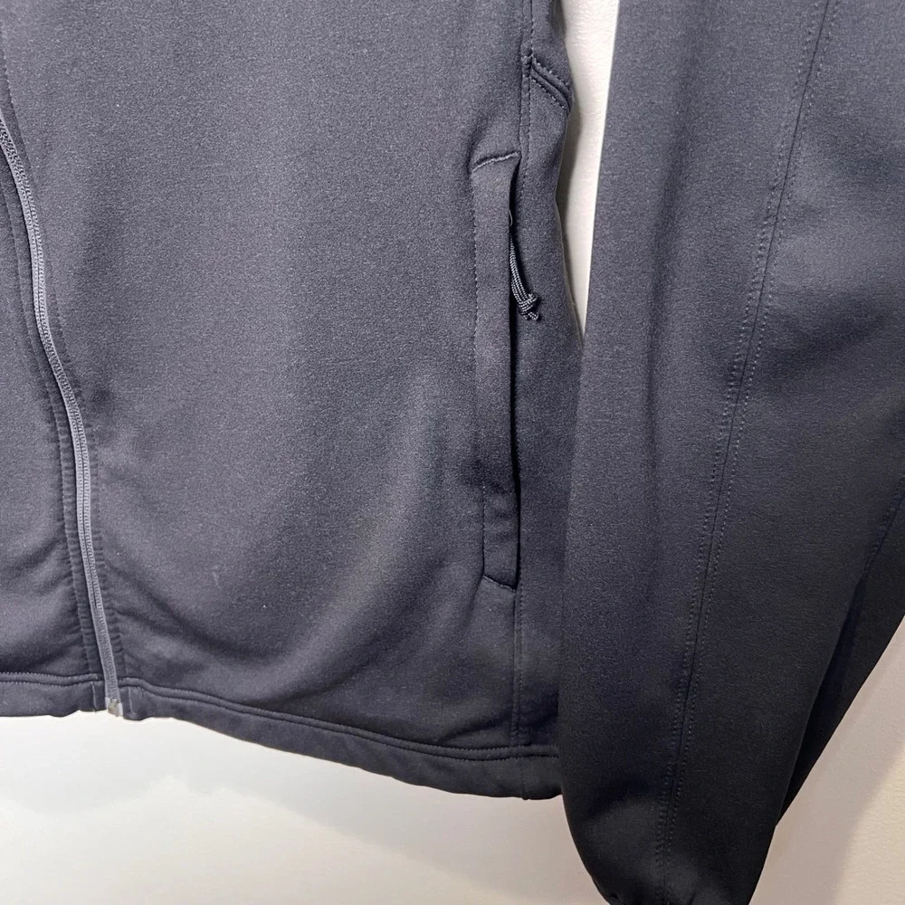 The North Face Astro Ridge Softshell Jacket Mens Large Black Full Zip *read